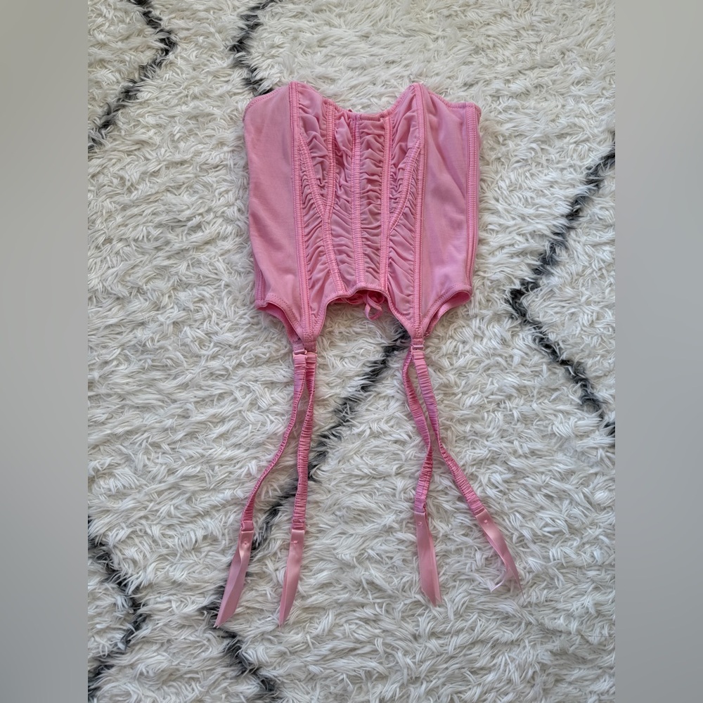 I.AM.GIA Angelique bustier corset mesh bra top - Picture 2 of 3
